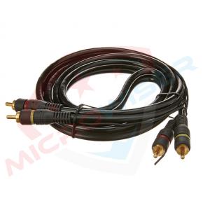 2RCA to 2RCA Cable Straight to Straight